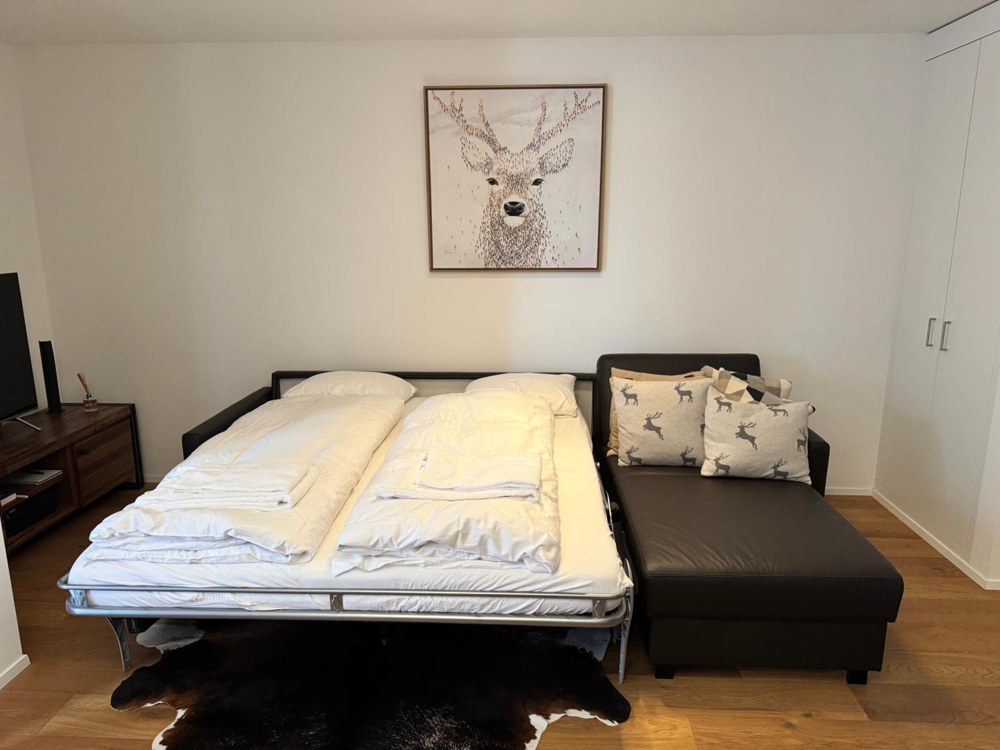 Beautiful Sunny New 1 Bed Apt Flims Eksteriør billede